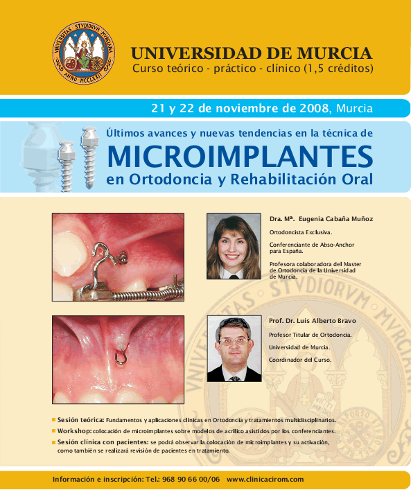 Curso microimplantes Murcia 2008